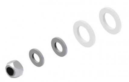 Screw set handbrake lever - 208230.001 - Handbrake lever