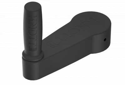 Ergonomic hand crank - 423327.001 - Support wheels replacement parts