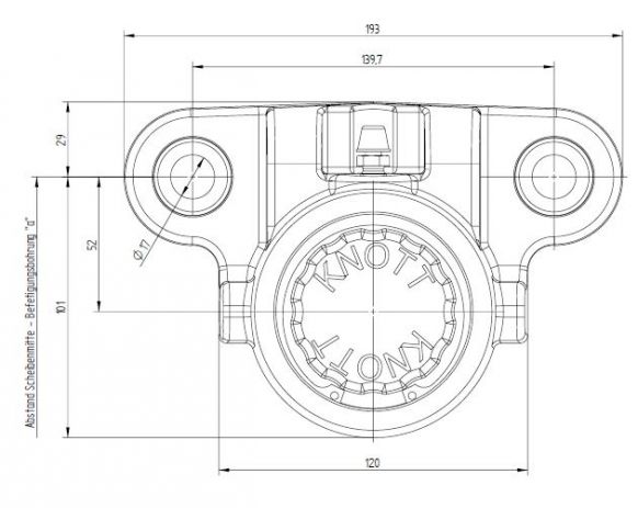 Hydraulic spring mechanisms - sliding caliper brake - 100921 - Industrial brakes
