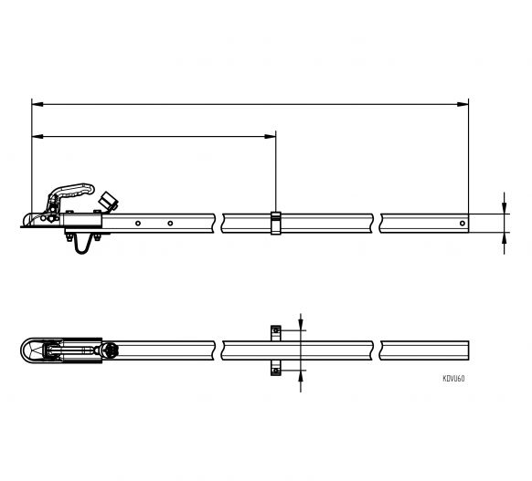 Drawbar KDVU - 205601.003 - Drawbar