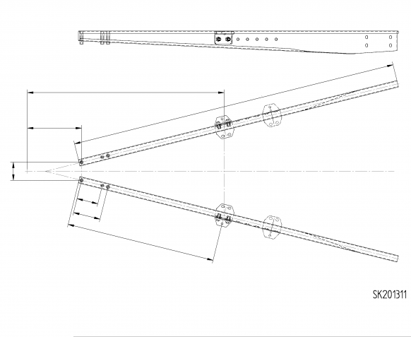 Drawbars ZHL20 - 205937.002 - Tie bars