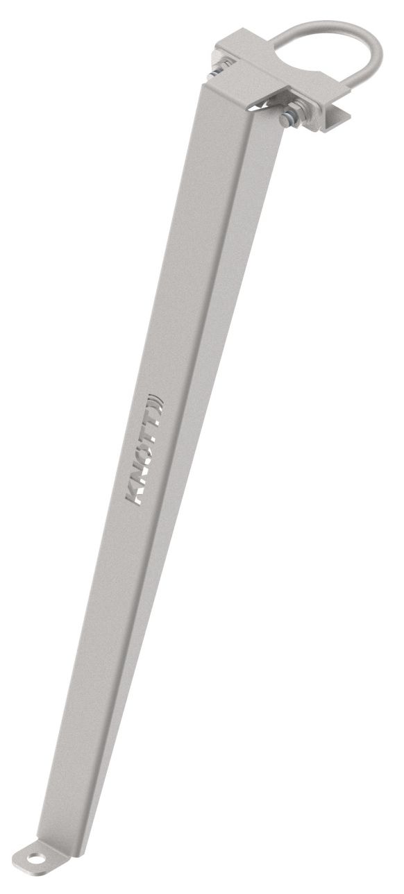 Support wheel strut mounting angle 107° - 209717.001 - Support wheel holder