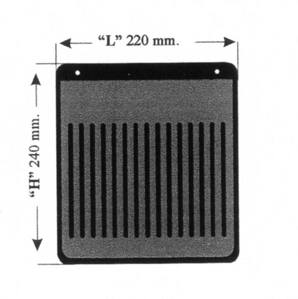 Mud flaps for car trailers - 400086.084 - Mud flap