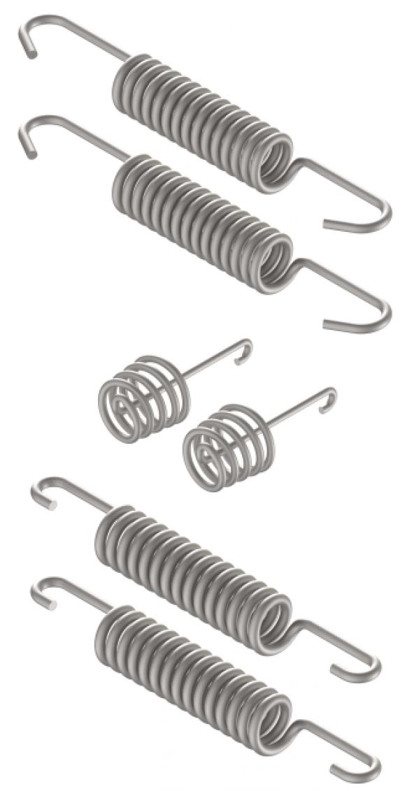 Spring set - 400725.001 - Brake shoe set