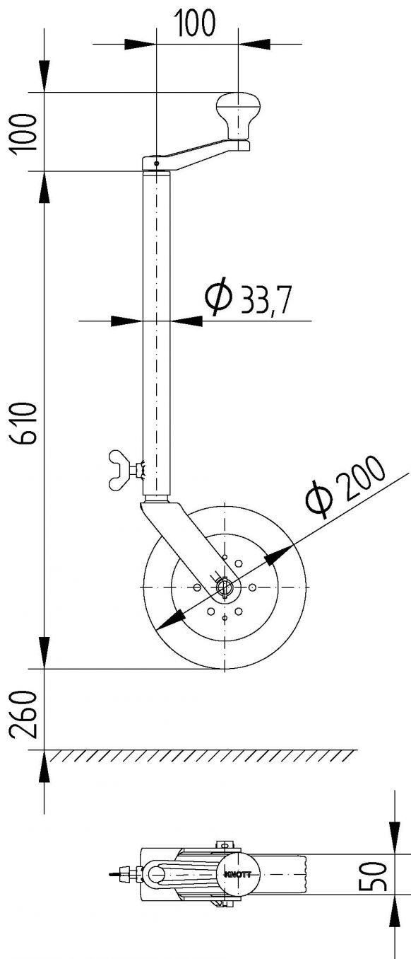 Support wheel TK35 - 401240.001 - Support wheels