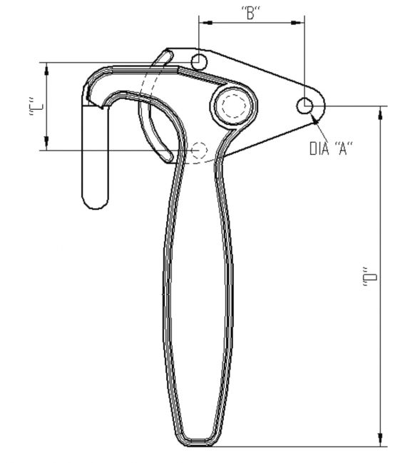 Angled closure - 402149.001 - Closures