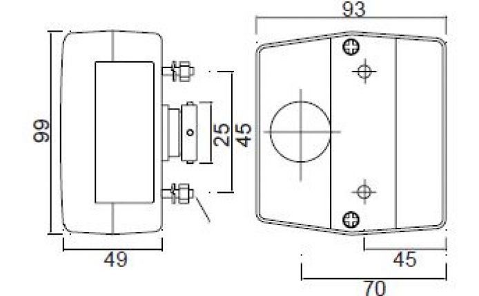 Aspöck Minipoint - 402442.001 - Rear lights