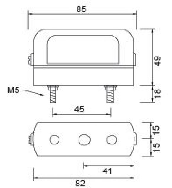Regpoint Small - 402524.001 - License plate lights