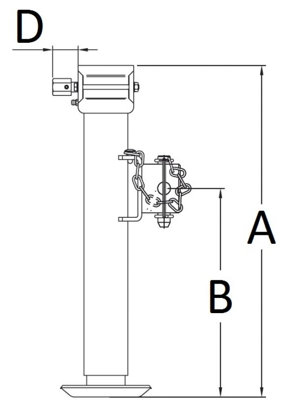 Support foot foldable - 402615.001 - Supporting feet