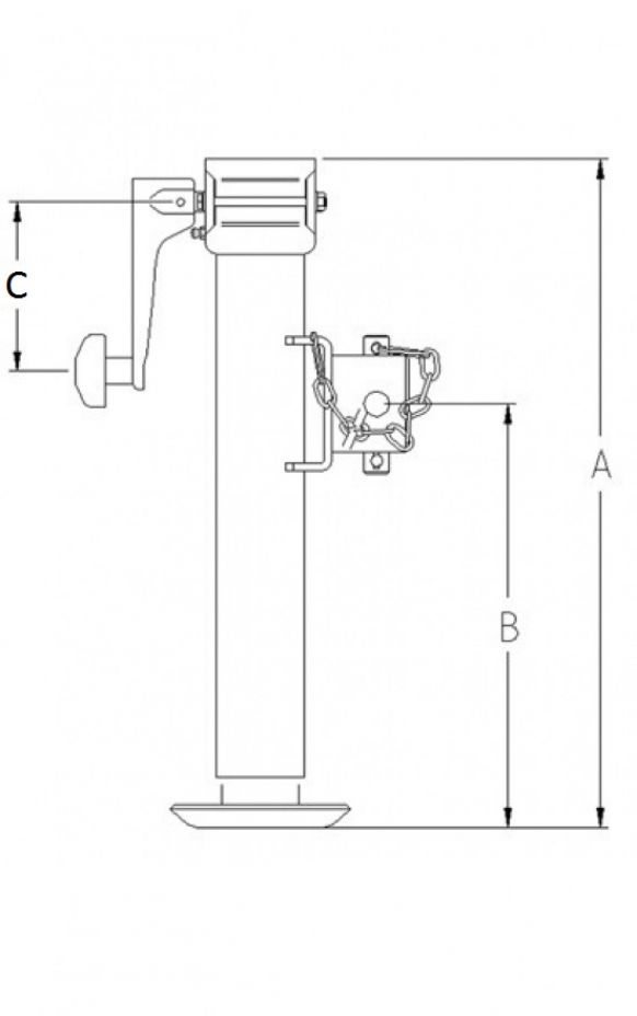Support foot foldable - 402617.001 - Supporting feet