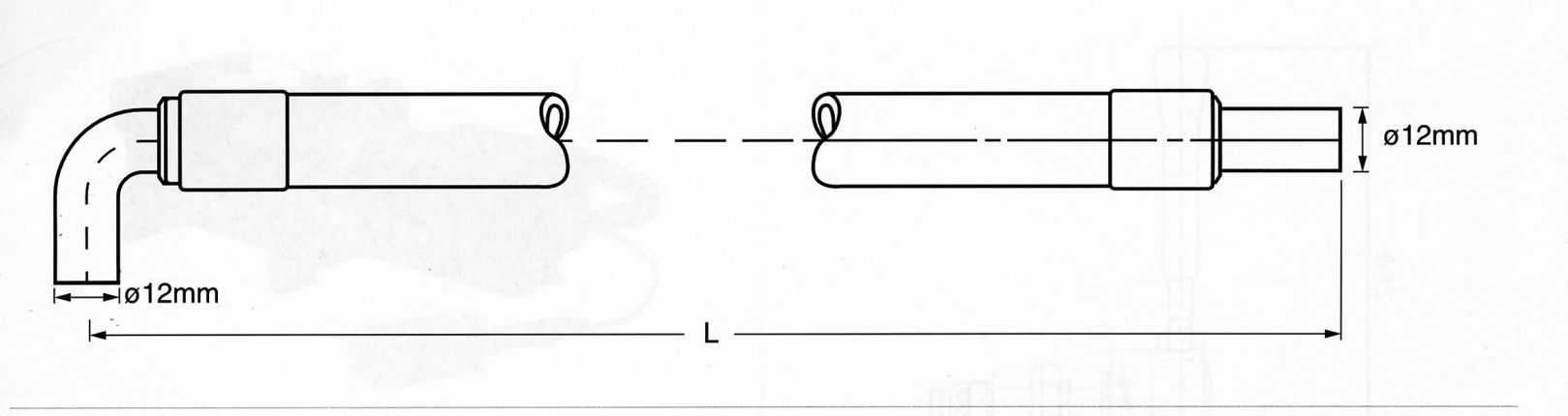 High pressure hose - 404407.001 - Component parts for telescopic cylinders