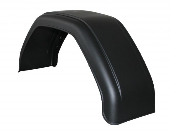 Mudguard single axle plastic material angular - 404453.001 - Mudguard