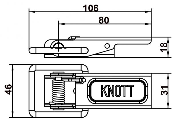 Eccentric lock - 404941.001 - Closures