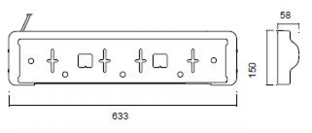 Number plate holder LED- 407574.001 - License plate lights