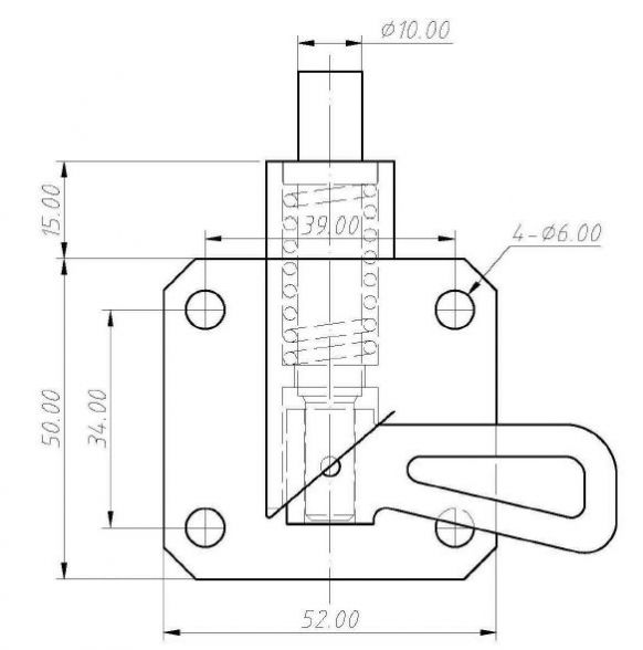 Bolt lock - 408972.001 - Closures