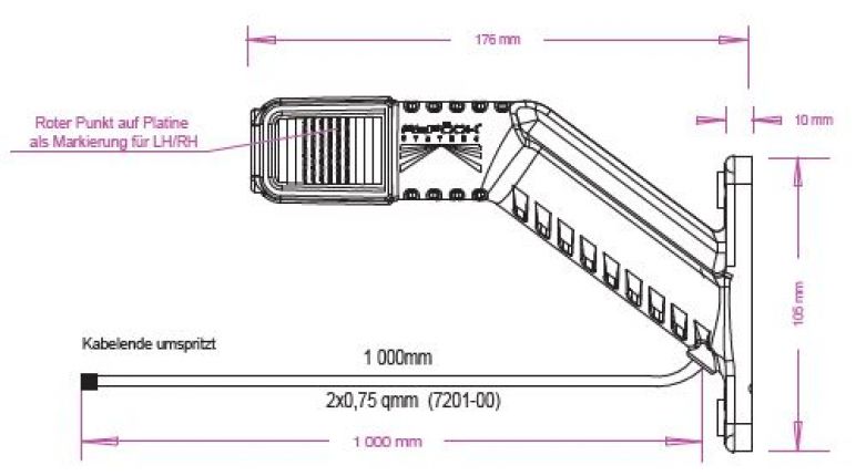 Superpoint 4 LED 12V/24V - 415811.001 - Clearance lights