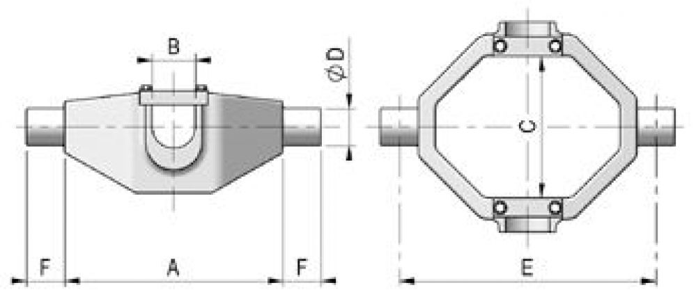 Cardan ring - 415893.001 - Component parts for telescopic cylinders
