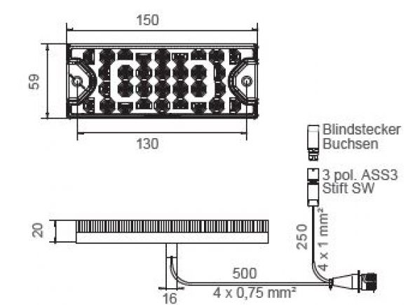 MiniLED 2 12V/24V - 416488.001 - Rear lights