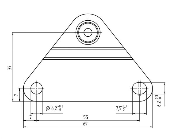Angle plate - 416933.001 - Gas struts matériel de fixation