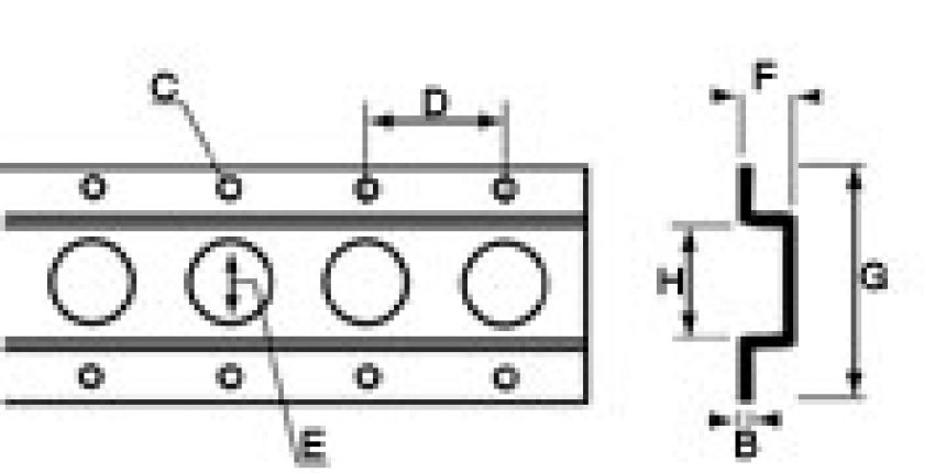 Round hole- anchor rail - 416938.001 - Fastening anchor