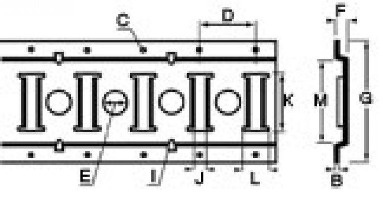 Oblong hole anchor rail - 416943.001 - Fastening anchor