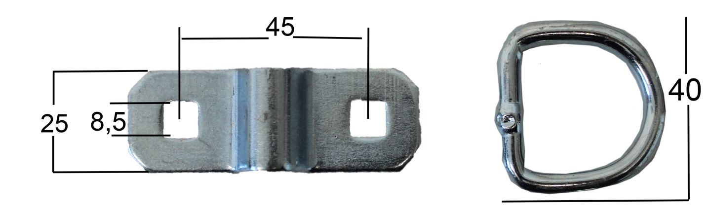 Lashing ring + loose flap - 417396.001 - Fastening anchor