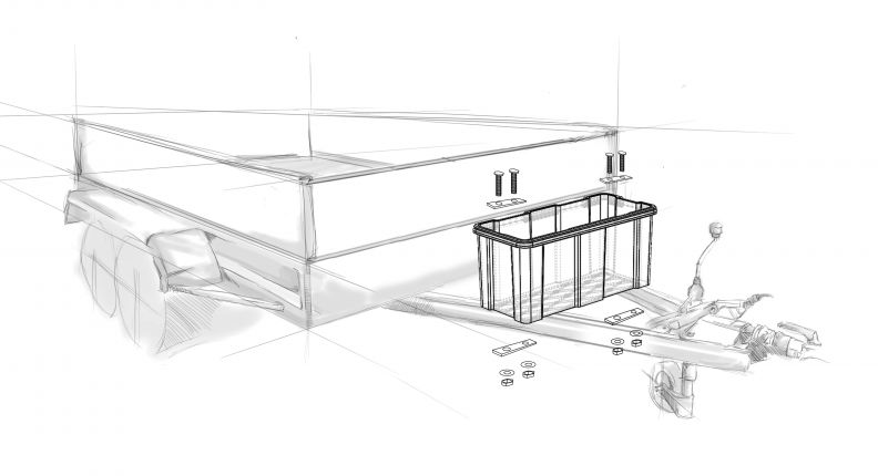 Installation kit - 420271.001 - Storage boxes