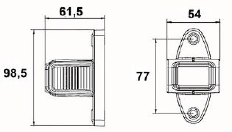 Superpoint 4 LED 12V/24V - 420312.001 - Clearance lights