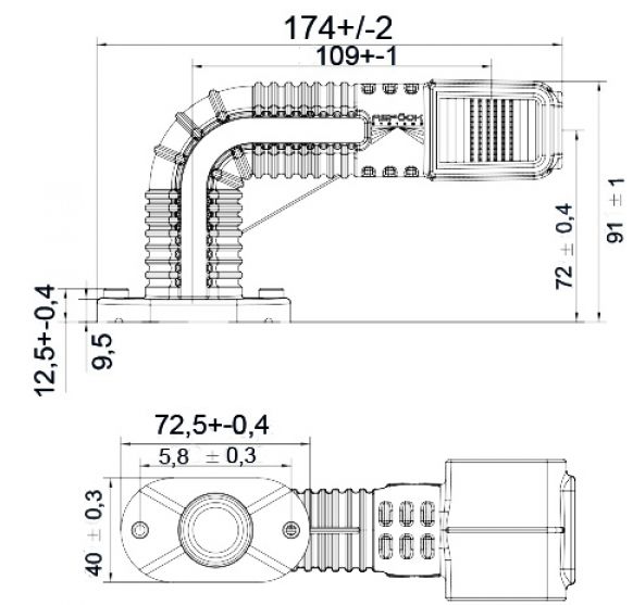 Superpoint 4 LED 12/24V - 421944.001 - Clearance lights