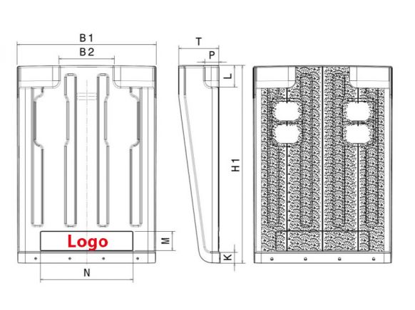 Truck mudguard apron SG