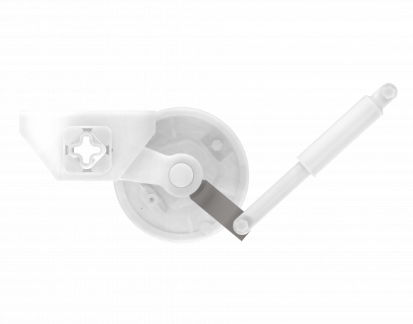 Shock absorber holder straight