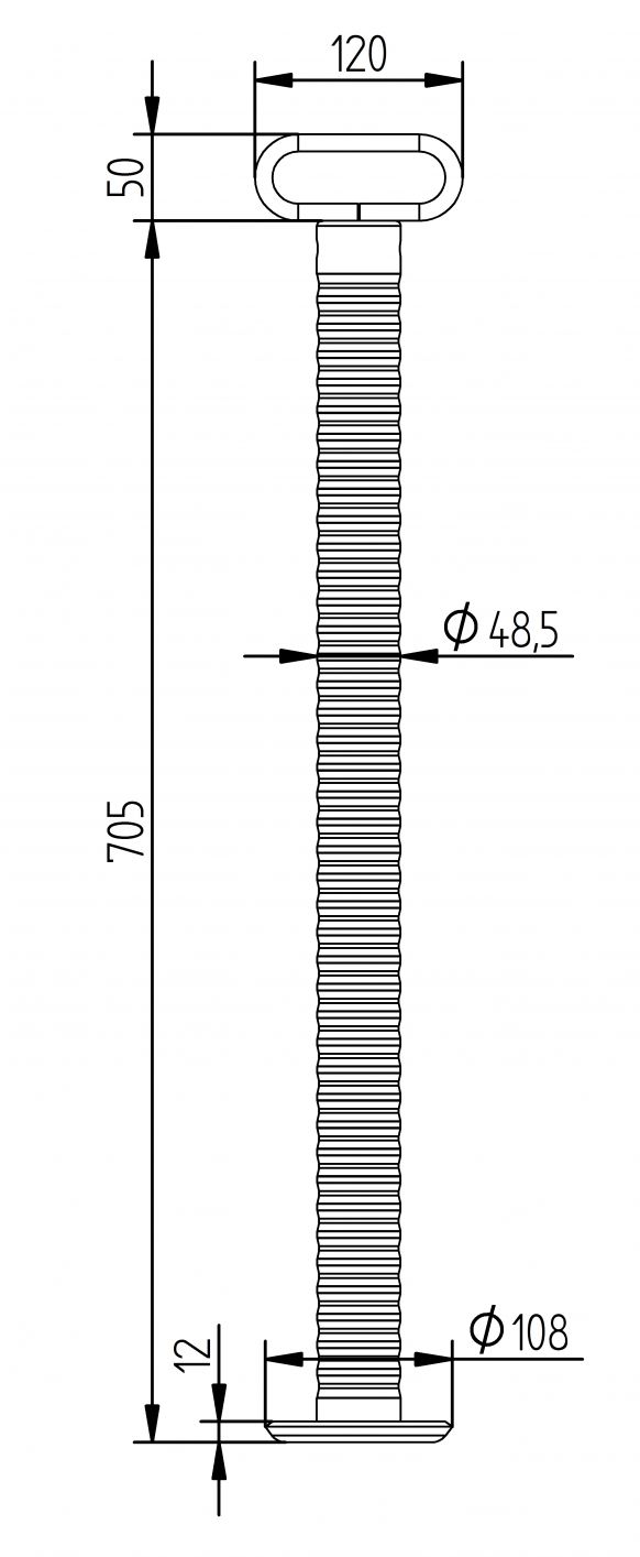 Drop support TL48 - 6D6585.001 - Supporting feet