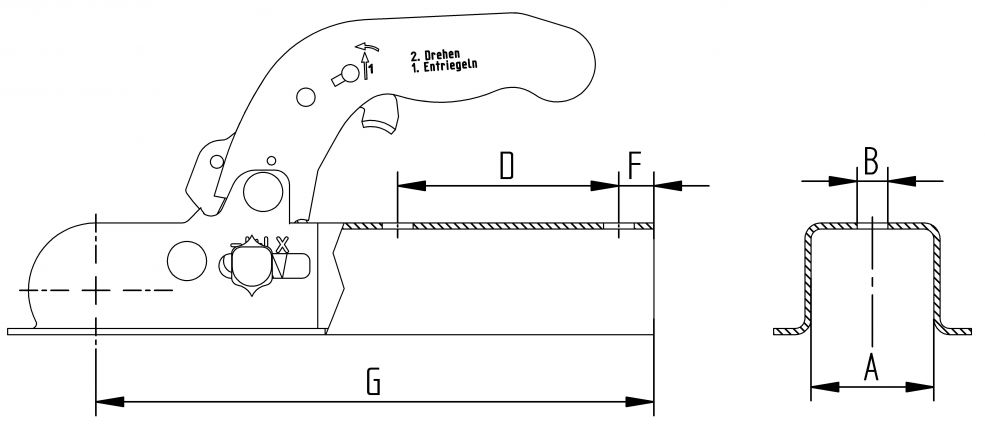 Coupling head - 6E0081.053 - Drawball couplings