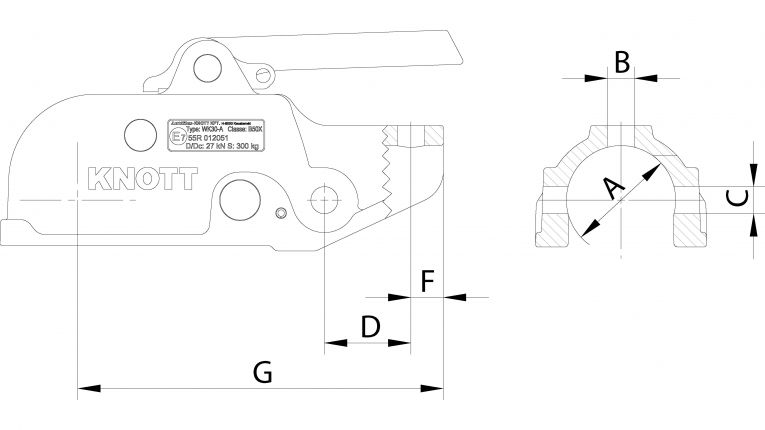 Towing ball coupling