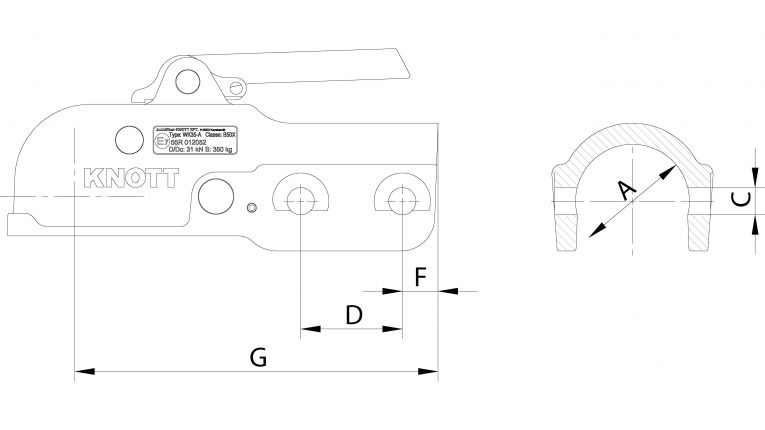 Towing ball coupling