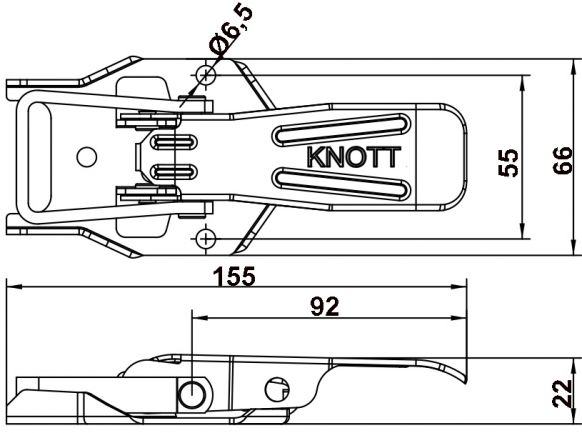 Eccentric closure - 6S5692.001 - Closures