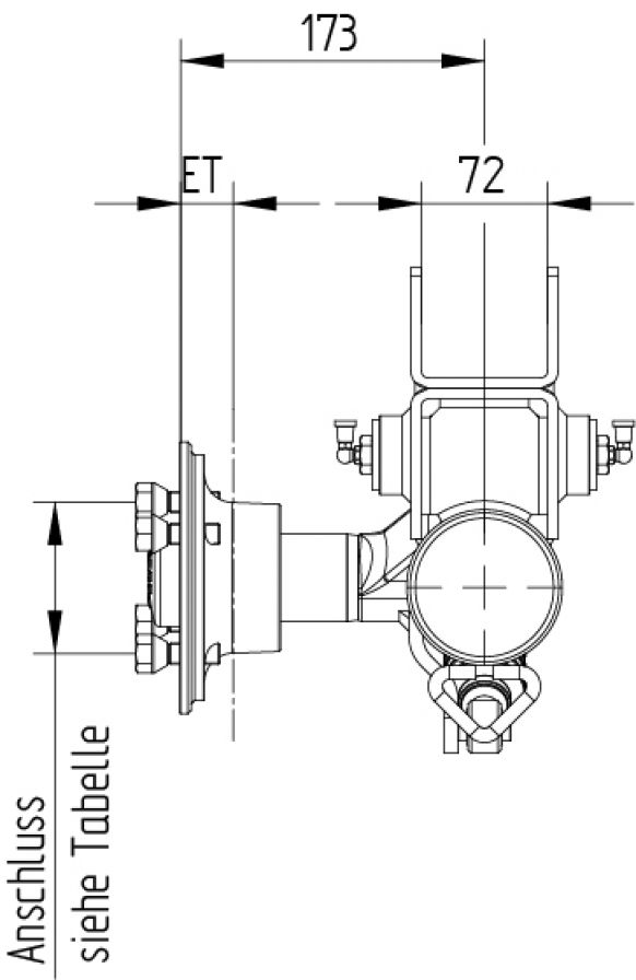 Spiral spring axle KLL4 - 725486.002 - Spiral spring axle